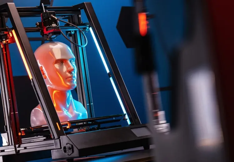 BioSample imprimante 3D qui imprime un manequin