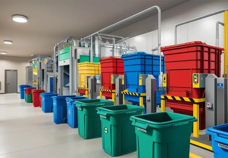 image gestion des déchets médicaux dans un hôpital