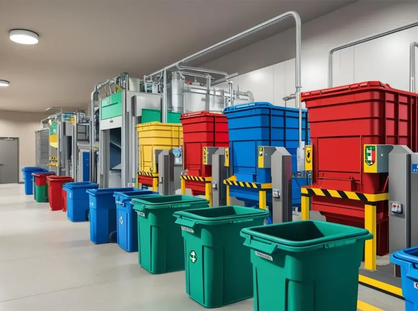 image gestion des déchets médicaux dans un hôpital